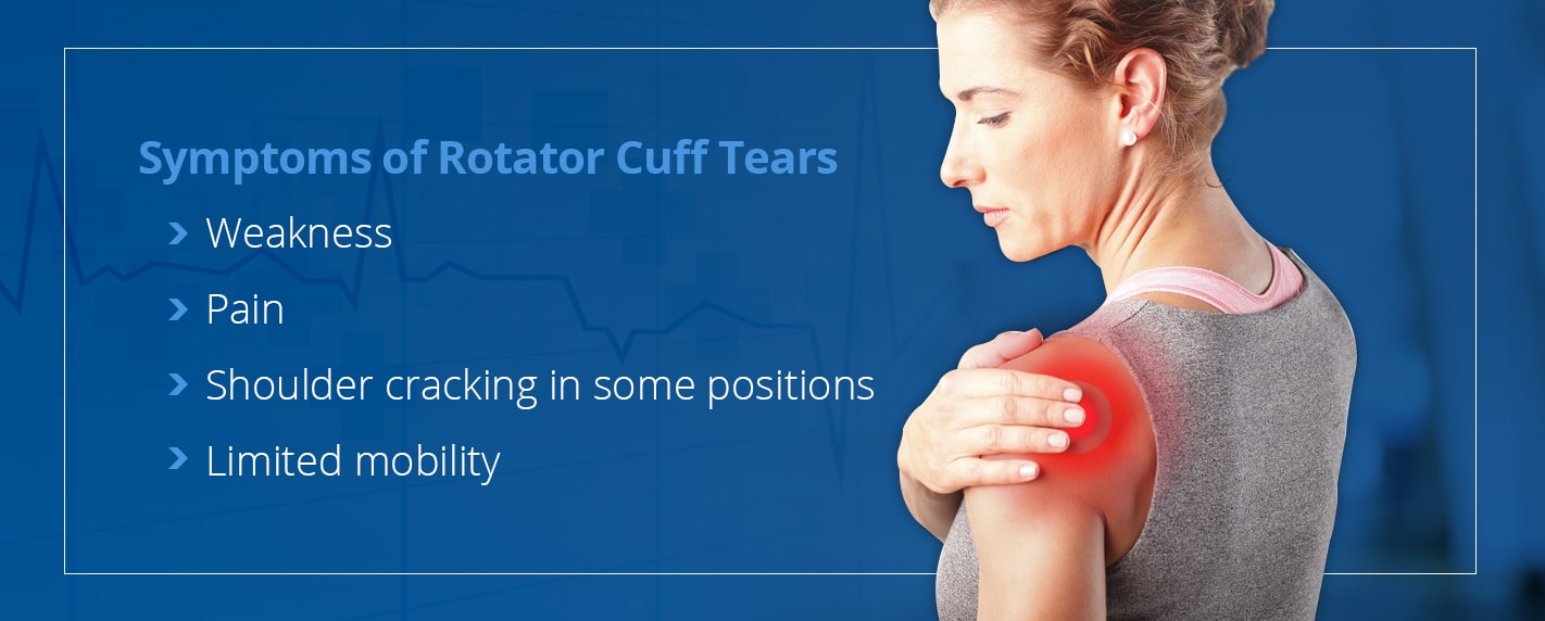 signs symptoms of torn rotator cuff